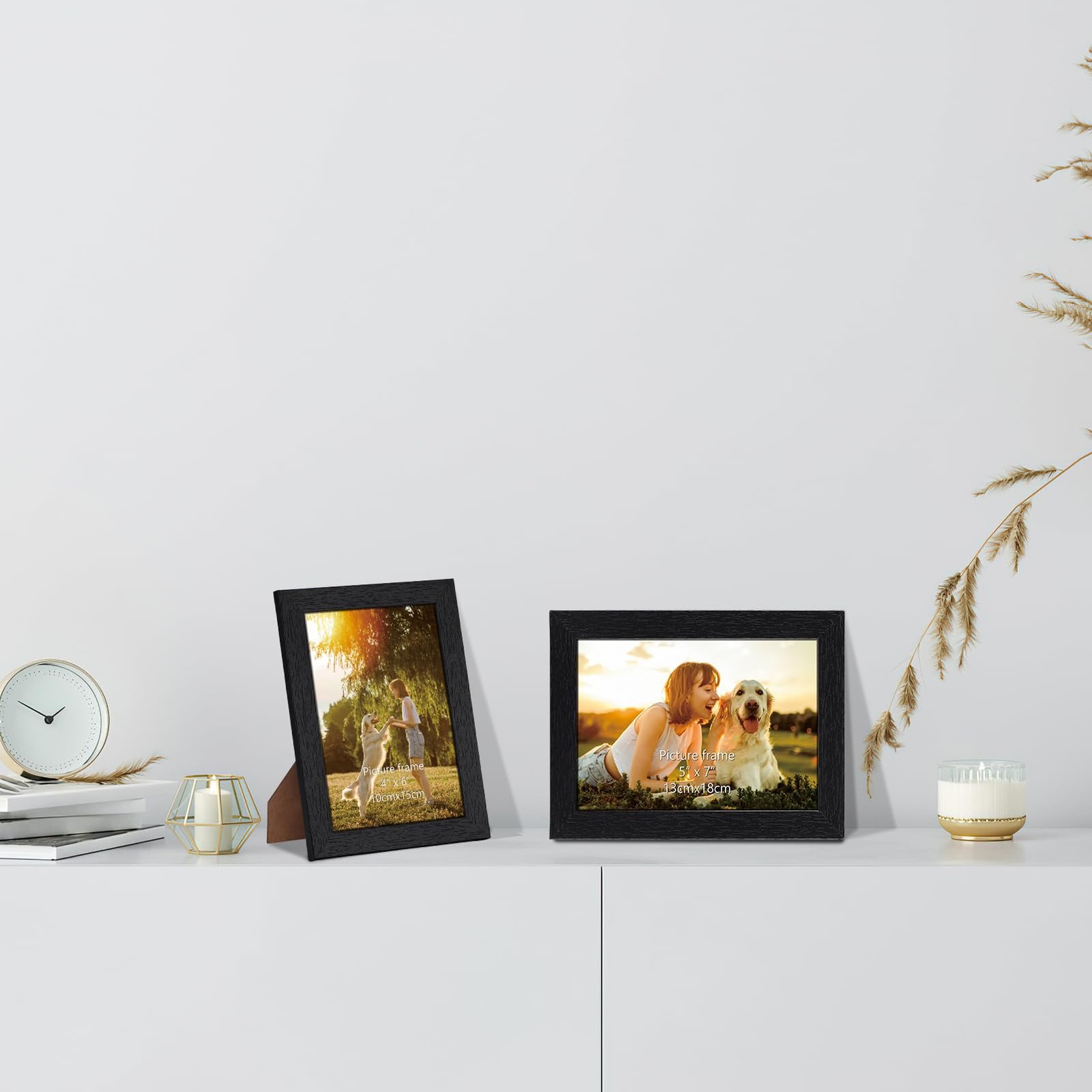 13x18 Klasik Fotoğraf Baskı - Çerçeveli - 5 Adet (Siyah)